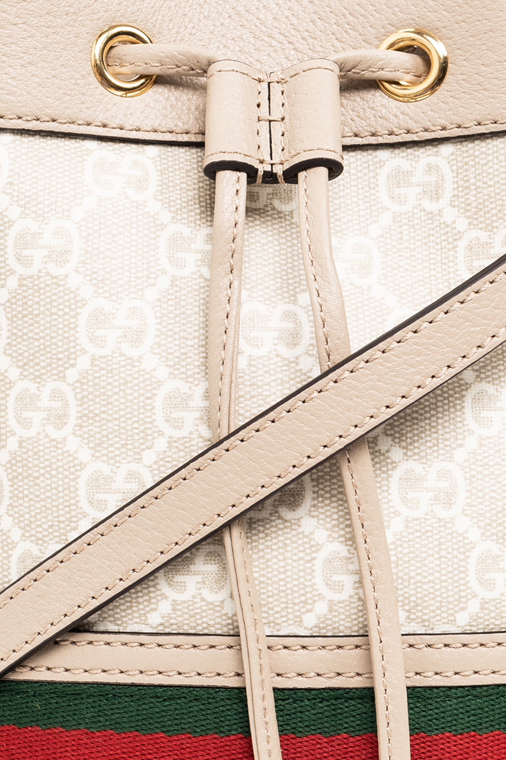 Cream Ophidia Mini bucket bag Gucci Vitkac Italy